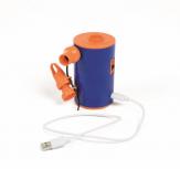 Насос электрический 3.7В на аккумуляторах, с зарядкой от USB, 3 насадки в комплекте 12 шт/уп 62101